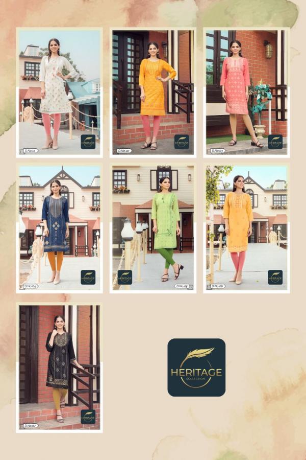 Heritage Kimaya 2 Exclusiver Kurtis Collection